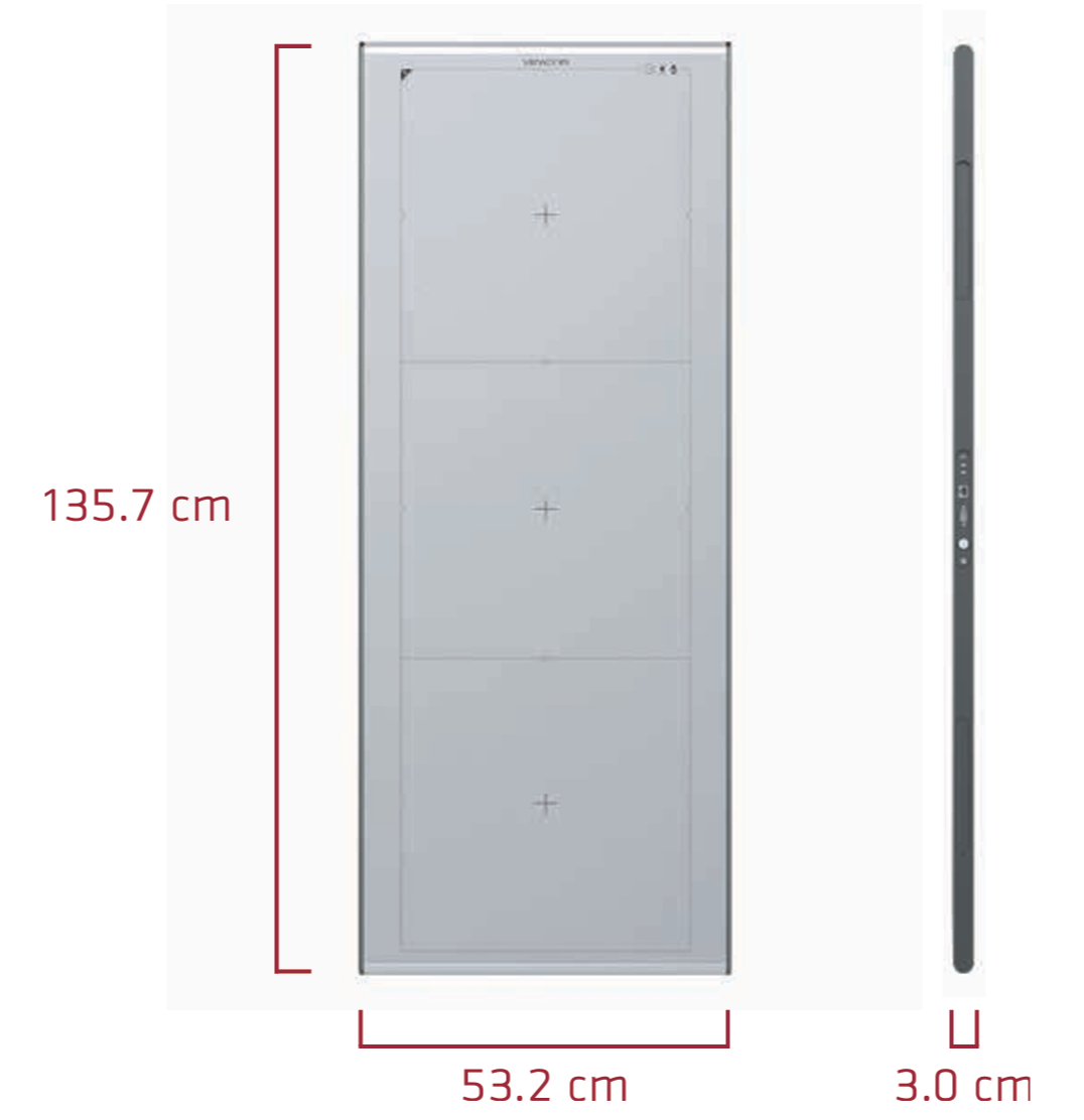 Long Format Flat Panel Detector